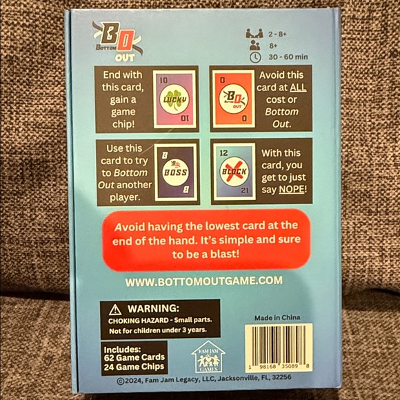 Bottom Out Card Game - Picture 2 of 2